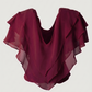Limsa Club Ciel V-Neck Chiffon Blouse in Purple — product still life