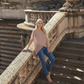 Limsa Club Elys Relaxed Chiffon Blouse in Mink — front view