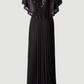 Limsa Club Luna Sequin V-Neck Evening Dress — editorial view