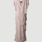 Limsa Club Samara Cape Evening Gown in Mink — side view